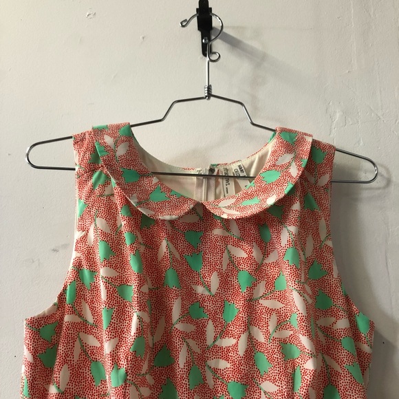 Pink owl tulip print dress - Picture 5 of 6